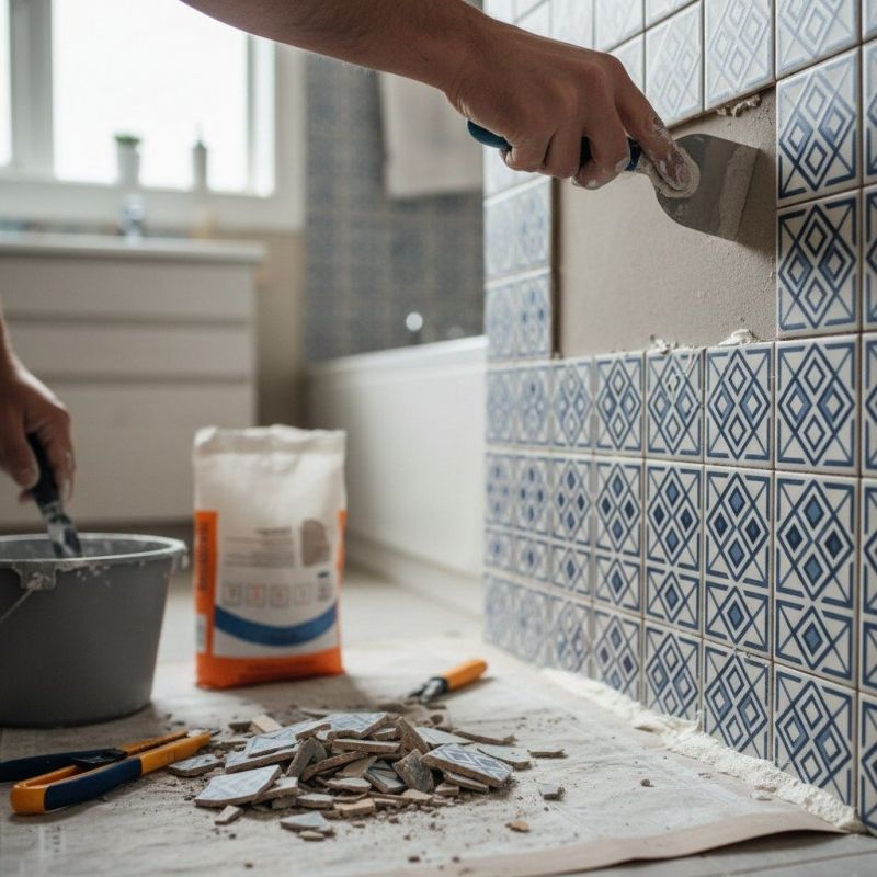 Tile Backsplash Repair